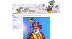 Desktop Screenshot of clown-melman.de